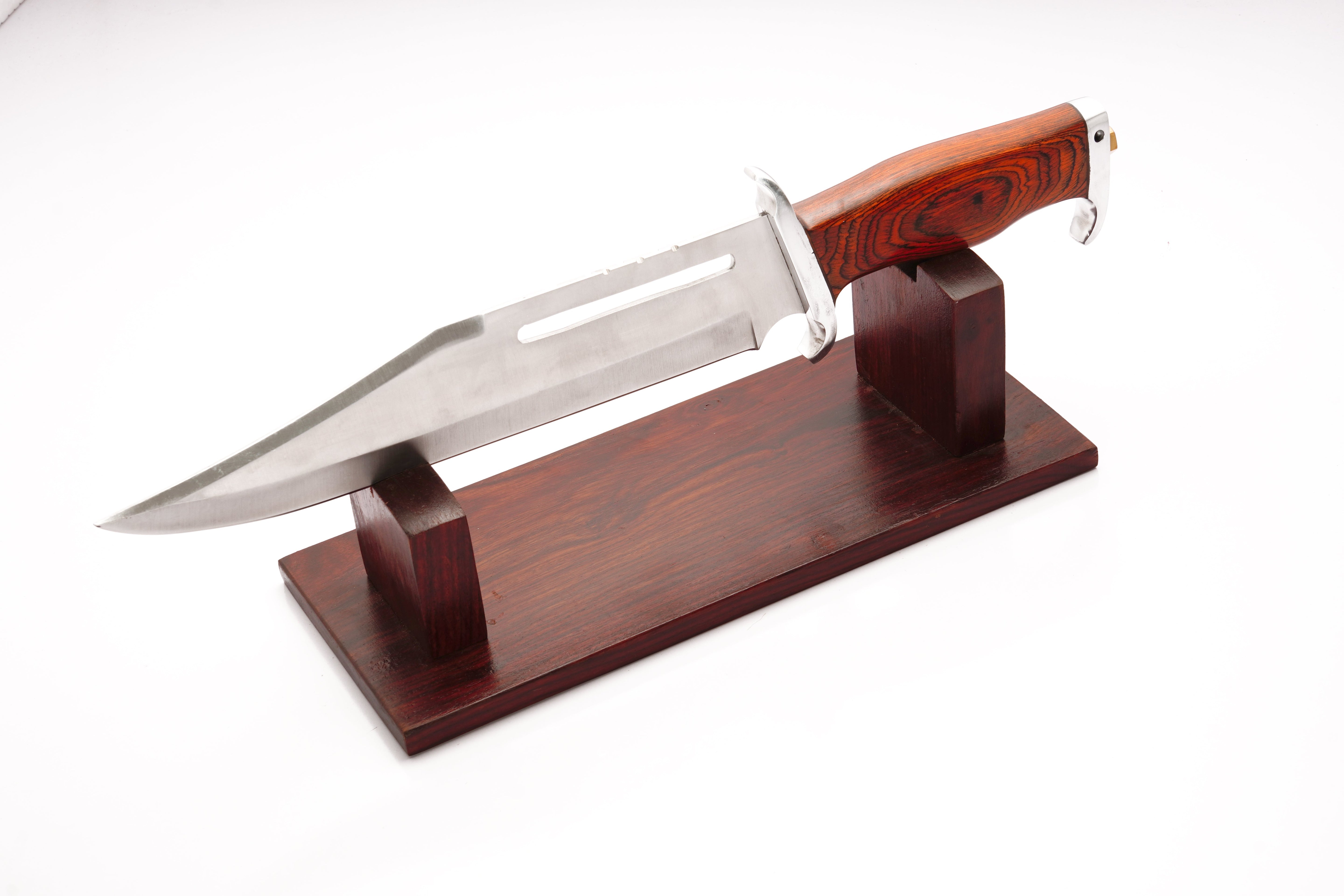 Rosewood Bowie Knife Stand