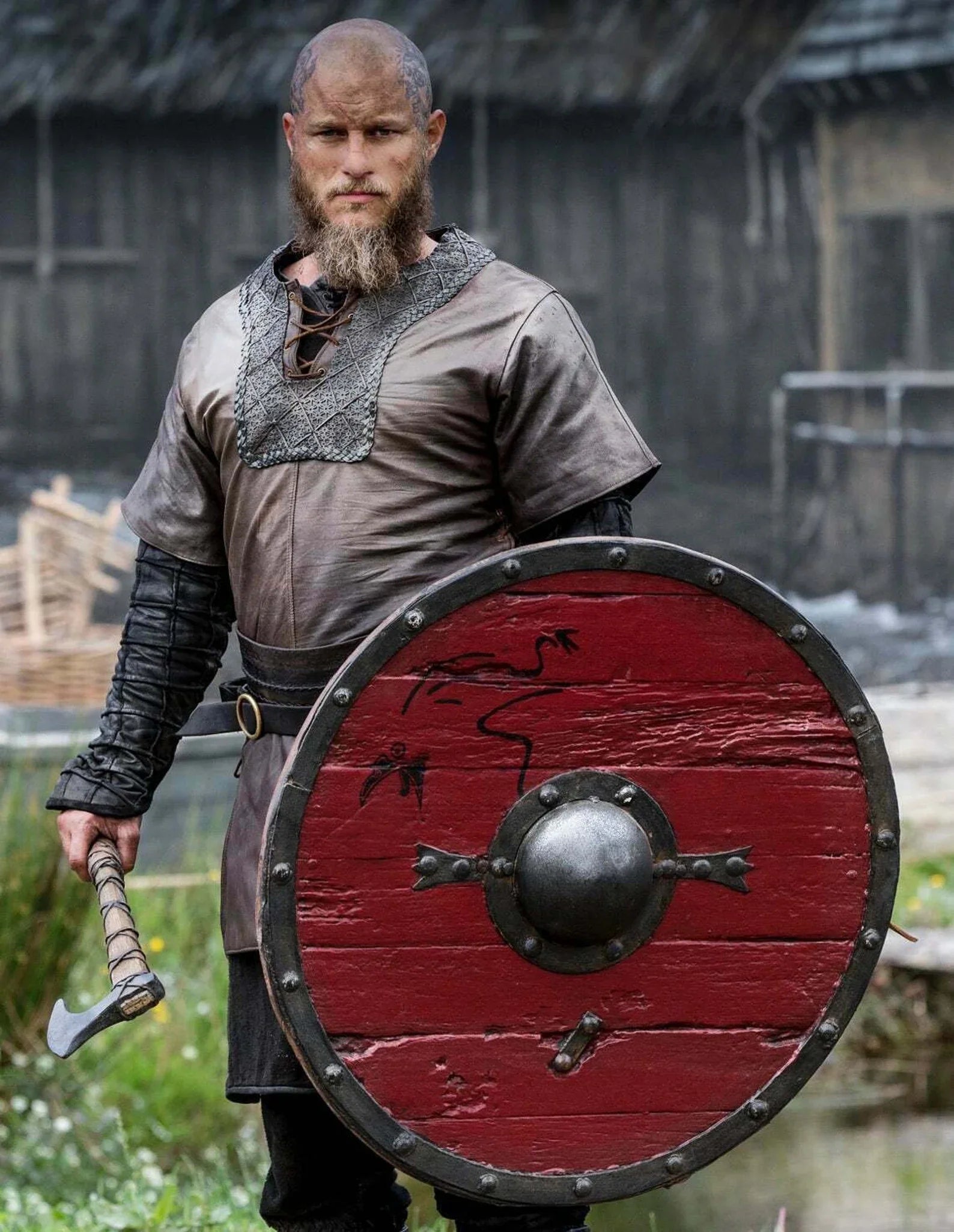 Ragnar Lothbrok Viking Shield Show Replica, 24"