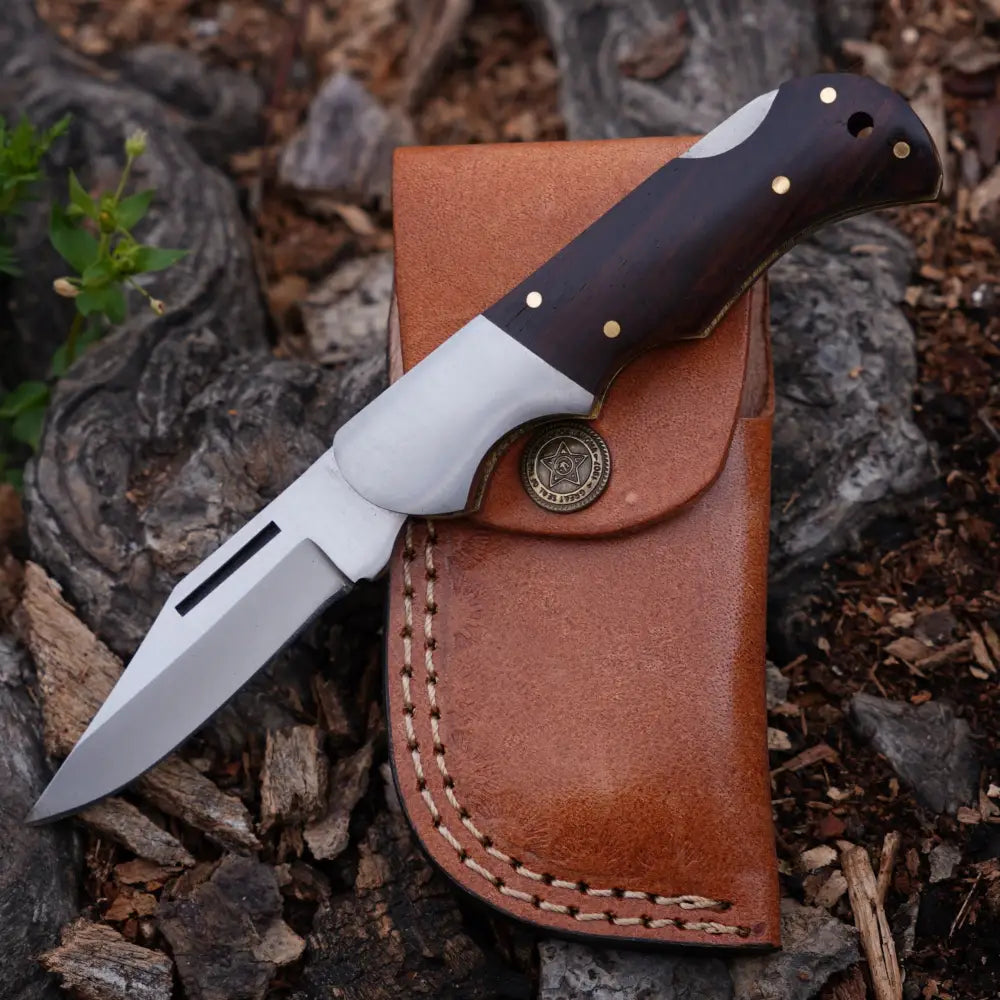Stainless Steel Folding Pocket Knife - Camping Pocket Knife WH 5051